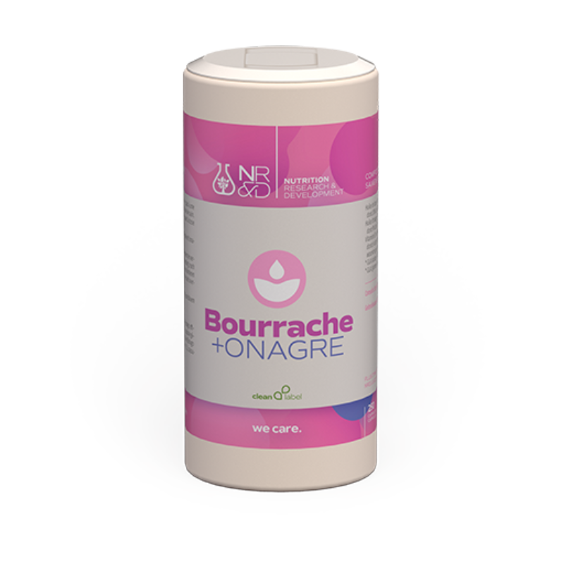 Bourrache + Onagre (250 capsules molles)