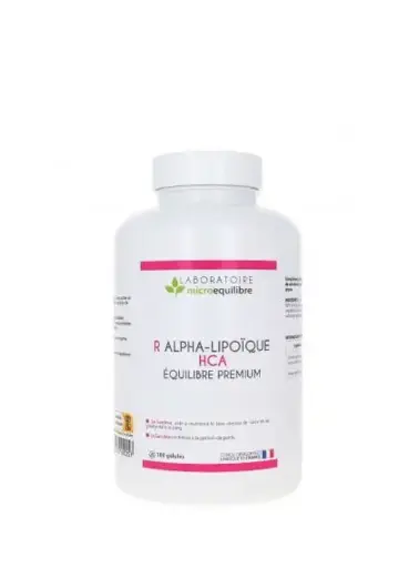 [Micro-Équilibre] R Alpha Lipoïque HCA Équilibre Premium (180 gélules)